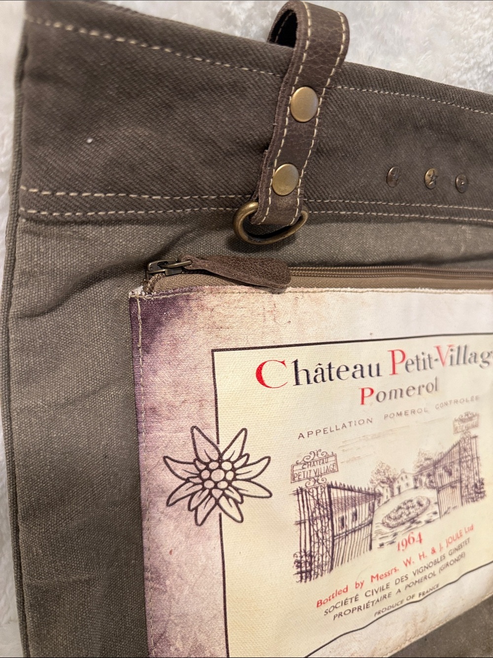Myra Bag Chateau Petit Village Canvas Tote - Picture 9 of 13